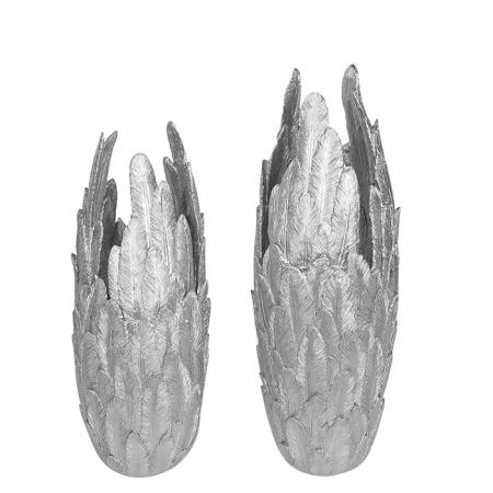 IN STOC - Vaza Feather, rasina, culoare, 80x30 cm