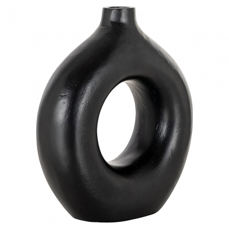 VAZE SI GHIVECE - Vază Felice (Negru), Dims: 22.0 x 19.0 x 7.0 cm