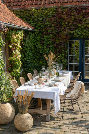 SALE % - Vaza, Fibre naturale, Natural, 35x35x32