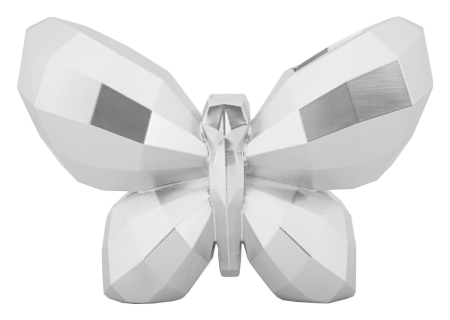 Vaza, fluture, argintie 22,5x8x15 cm  SALE % - Vaza, fluture, argintie 22,5x8x15 cm