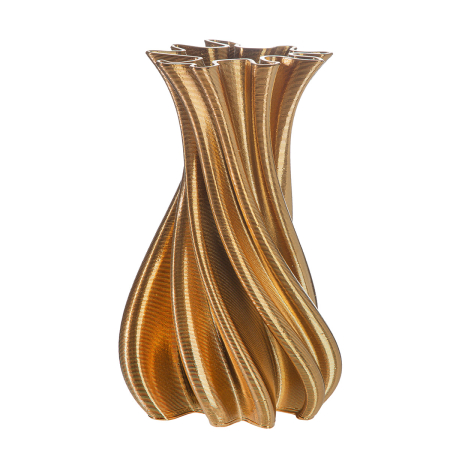 Vaza, „Fold”, Ceramica, aurie, PU 1, H 24,5 cm, A. 14 cm [2]