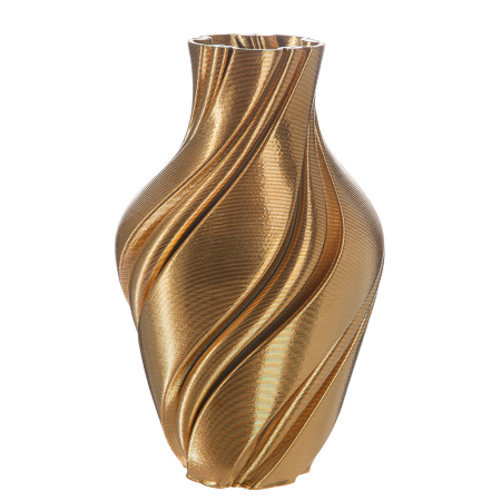 Vaza, „Fold”, Ceramica, aurie, PU 1, H 26,5 cm, A. 16 cm [2]