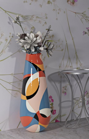 Vaza inalta Rubic cm ø 37x92 (ø cm 14) [4]