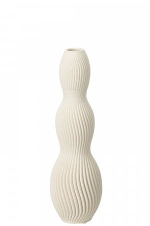 Vaze si boluri - Vază, Kudos ceramică, Bej S, L 9| W 9| H 28 cm