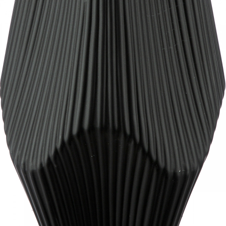 Vaza, Lamele, Ceramica, neagra, PU 1, L. 15 cm, L. 15 cm, H. 30 cm [2]