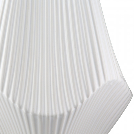Vaza, Lapci, Ceramica, alba, PU 2, L. 15 cm, L. 15 cm, H. 18 cm [2]