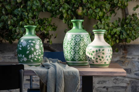 SALE % - Vaza, Leaves Terracotta