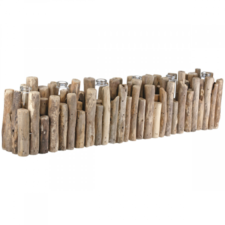 Vază, Lemn, culori naturale, PU 2, L. 8 cm, L. 53 cm, H 16 cm [1]