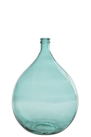 SALE % - Vaza Lissabon, Sticla, Albastru, 41x41x56 cm
