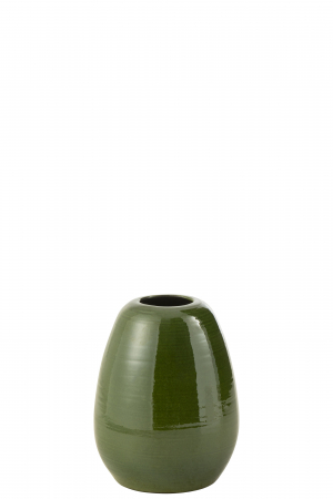 SALE % - Vază, Lola Porțelan, Verde S, L 23| W 23| H 30 cm