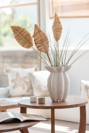 Vază, Lotus ceramică, Albă M, L 32.5| W 32.5| H 38 cm [2]