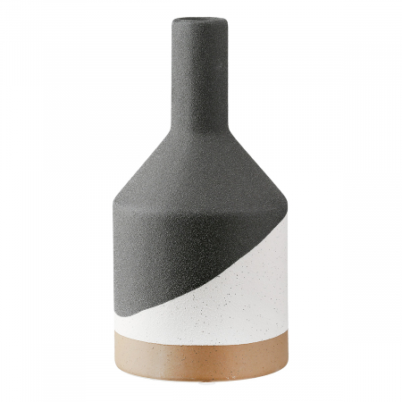 SALE % - Vaza, Materia, Ceramica, neagra, PU 6, H. 21 cm, D. 10 cm