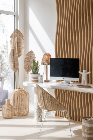 SALE % - Vaza, Material sintetic, Natural, 42x42x61