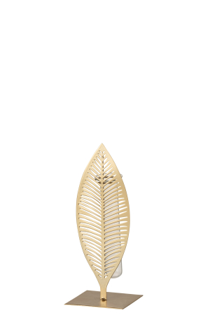 SALE % - Vaza, Metal, Auriu, 8.5x8.5x22