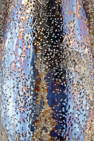 Vaza metalica deco, Pavone [1]