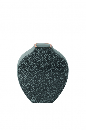 Vaza MINTA, Portelan, Negru, 15x17.5 cm