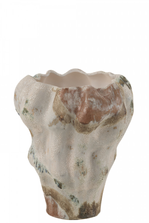 Vaze si boluri - Vază, Moon Texture Anemone Clay Mixed, L 36.5| W 35| H 42 cm