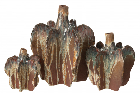 Vază, Naga ceramică, Rusty Maro L, L 24.5| W 22.5| H 30 cm [1]