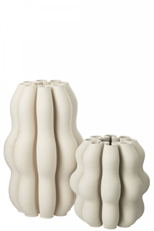 Vază, Naos ceramică, Bej M, L 23| W 23| H 40 cm [1]