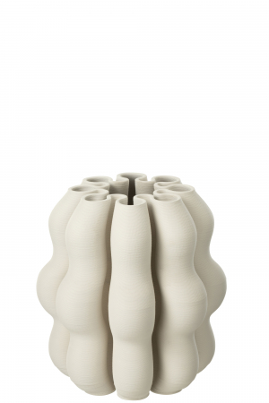 Vază, Naos ceramică, Bej S, L 23| W 23| H 25 cm SALE % - Vază, Naos ceramică, Bej S, L 23| W 23| H 25 cm