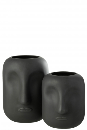 Vază, Noe Sticlă, Neagra M, L 18| W 18| H 25 cm [1]