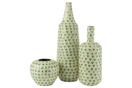 Vaza Nuye, Hartie, Verde, 24x24x72 cm [1]