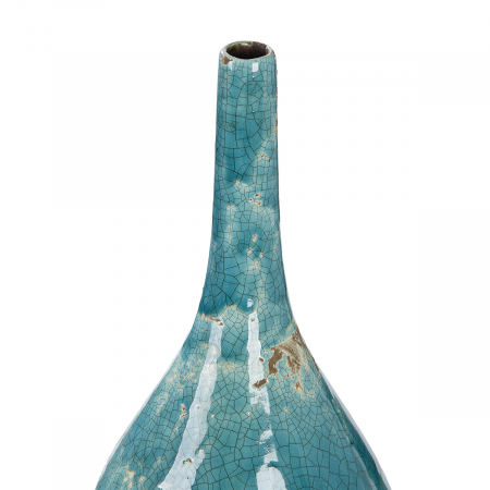 Vază, Obiect decorativ, „Actros”, Ceramică, verde, PU 2, H 50 cm, D 15 cm [1]