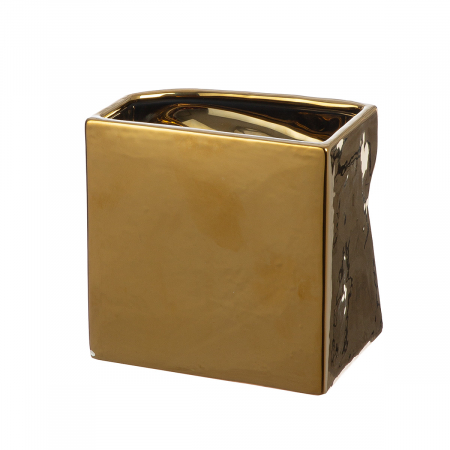 Vaza, Ochi, fata, Volto, Ceramica, aurie, PU 3, L. 10 cm, L. 16 cm, H. 16 cm [1]