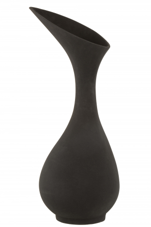 Vaza Olivia, Aluminiu, Negru, 32x30x77 cm [1]