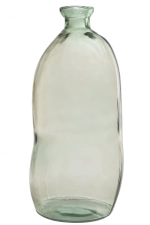SALE % - Vaza Olivia, Sticla, Verde, 33x33x73 cm