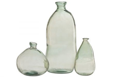 Vaza Olivia, Sticla, Verde, 33x33x73 cm [1]