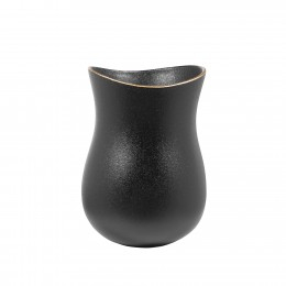 SALE % - Vaza OPERA, Ceramica, Negru, 26x17 cm