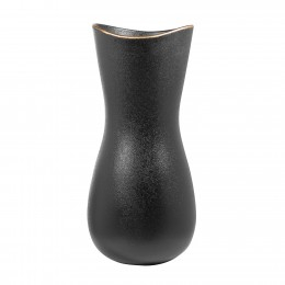 SALE % - Vaza OPERA, Ceramica, Negru, 38x16 cm