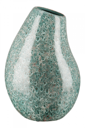SALE % - Vaza Organic, Ceramica, Verde, 17x19x29 cm