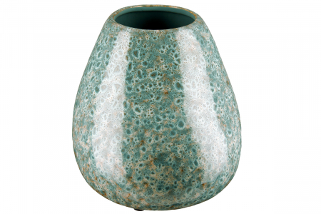 Vaza Organic, Ceramica, Verde, 21x19x19 cm [2]