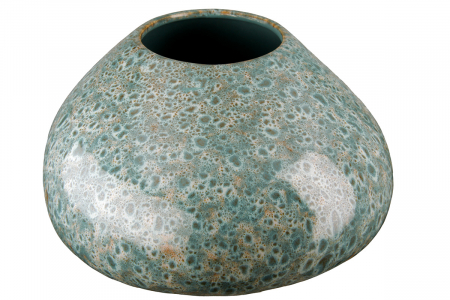 Vaza Organic, Ceramica, Verde, 25x22x12 cm [3]
