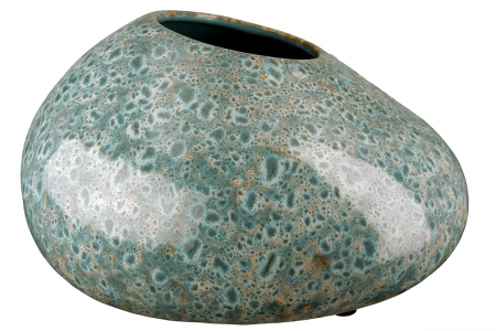 Vaza Organic, Ceramica, Verde, 25x22x12 cm [2]