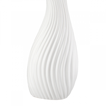 Vaza, organica, Faro, Ceramica, alba, PU 2, L. 8 cm, L. 13,5 cm, H. 40,5 cm [2]
