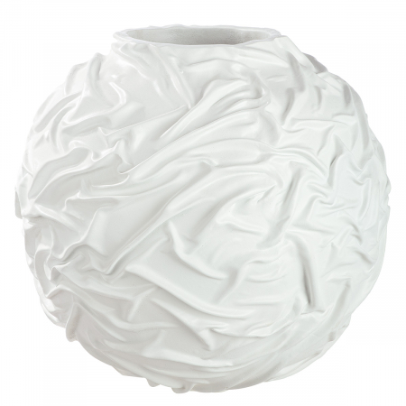 Vază, organică, rășină sintetică, albă, PU 1, H 48 cm, D 50 cm [1]