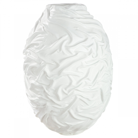 Vază, organică, rășină sintetică, albă, PU 1, H 60 cm, D 42 cm VAZE SI GHIVECE - Vază, organică, rășină sintetică, albă, PU 1, H 60 cm, D 42 cm
