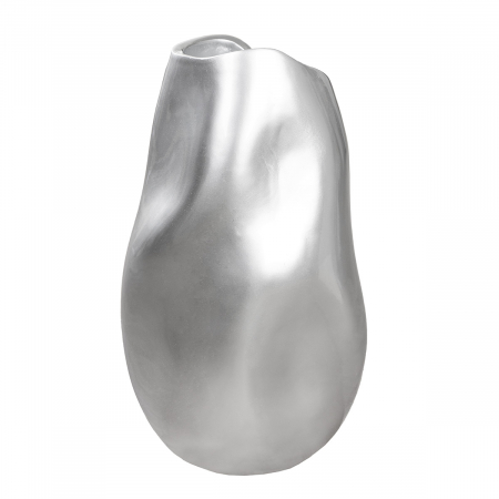 Vază, organică, rășină sintetică, argintie, PU 1, L. 27 cm, l. 29 cm, H 51 cm [1]