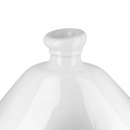 Vază, organică, sticlă, albă, PU 1, H 32 cm, D 32 cm [2]