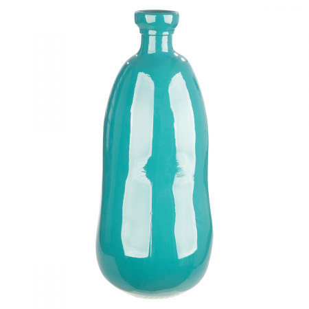 Vază, organică, sticlă, albastră, PU 1, H 51 cm, D 22 cm [1]