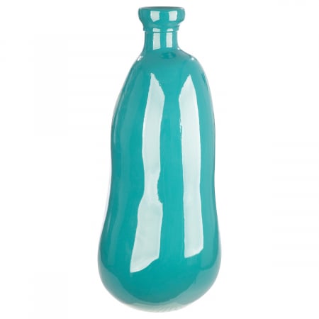 SALE % - Vază, organică, sticlă, albastră, PU 1, H 51 cm, D 22 cm