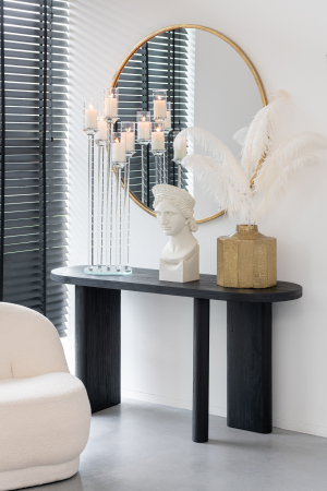 Vază, pătrată, metal, Auriu, S, L 30| W 30| H 28 cm [2]