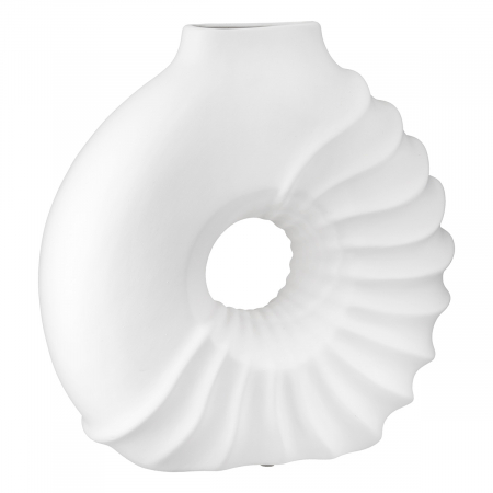 Vaza, Paula, Ceramica, alba, PU 2, L. 12 cm, L. 30 cm, H. 31 cm [1]