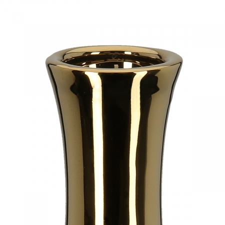 Vază perforată, Ceramică, antracit, auriu, PU 2, L. 9 cm, l. 19 cm, H 51 cm [4]