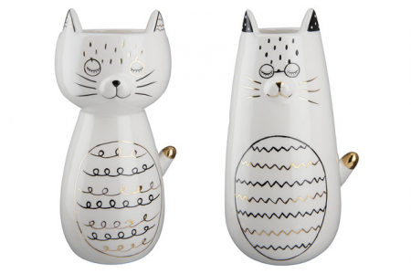 Vază Pisică din ceramică Sleepy Set 2 [1]