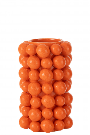 IN STOC - Vază, Portocale, ceramică, Orange, L 15| W 15| H 26.5 cm