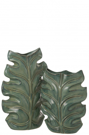 Vaza Poseidon, Ceramica, Verde, 31x9.5x46 cm [1]